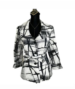 Black and White “Bossy” Blazer