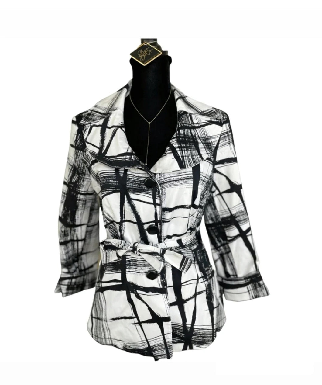 Black and White “Bossy” Blazer